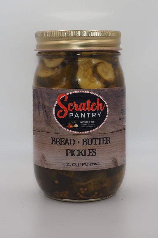 Bread N Butter Pickles ~ 16 Oz.