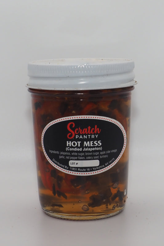 Hot Mess (Candied Jalapeno) ~ 8 Oz.