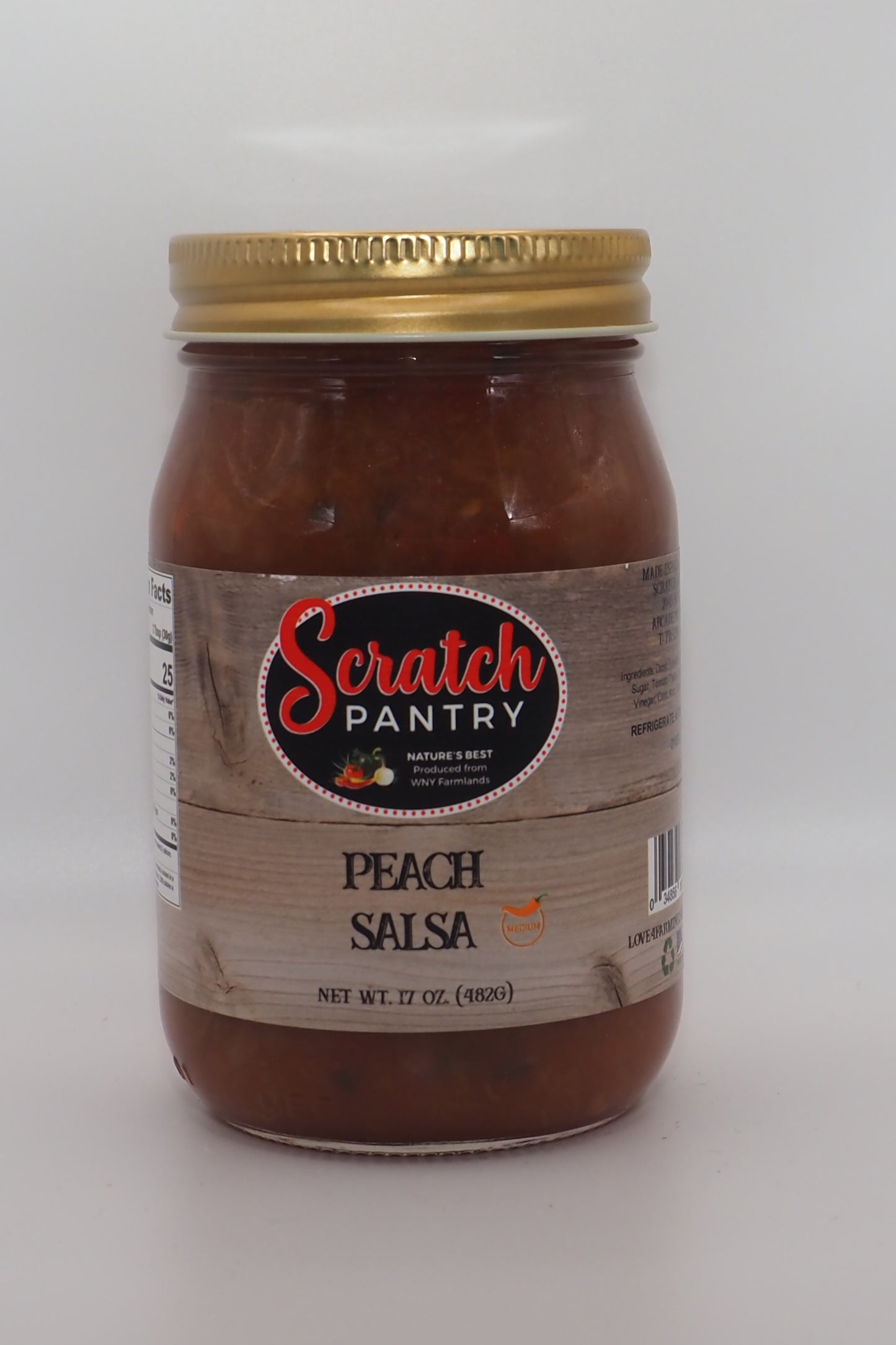 Peach Salsa  16 Oz.