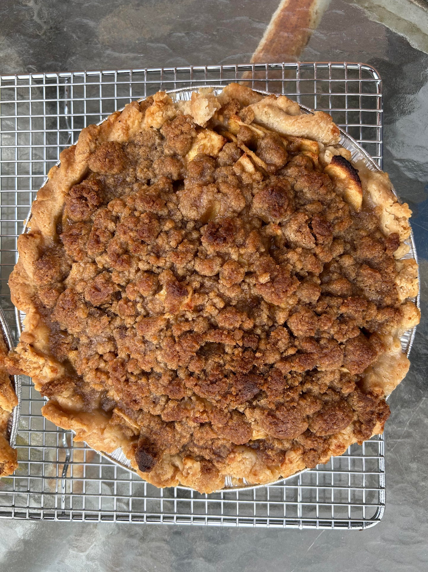 Apple Crumb Pie